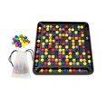 thumbnail image 3 of Lipstore Peg Board Beads Game Creative Rainbow Matching Game for Game Travel Children 168 pieces, 3 of 8