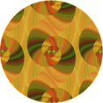 thumbnail image 1 of Ahgly Tapis Rond Lavable en Machine Intérieur Transitionnel Acajou Brun, 8 Pieds Rond, 1 of 7