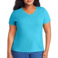 thumbnail image 2 of Hanes Women`s X-Temp Fresh IQ Tri-Blend Performance V-Neck Tee, 3XL, 2 of 4