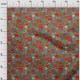 thumbnail image 3 of oneOone Tissu Polyester Spandex Rouge Abstrait Matériel de Robe Tissu Imprimé Tissu au Mètre 56 Pouces de Large, 3 of 5