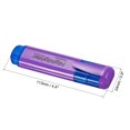 thumbnail image 2 of Unique Bargains Highlighter, Broad Point, Purple, 4 Pack, 2 of 6