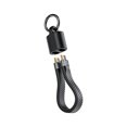 thumbnail image 1 of USB C Keychain Data Cable 10/20/40Gbps 60/100/240W Fast Charging Cable 4K Video Transfer Gold Plate Connectors, 1 of 7