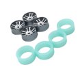 thumbnail image 1 of RCGOFOLLOW Wheel Tires RC Car Racing Wheels Part Wear-resistant Rc Wheel Tires For 1/28 Wltoys K969 Drift Cars RC Upgrade Part Titanium color, 1 of 9