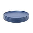 thumbnail image 4 of Mainstays Alessandra Matte Blue Stoneware Salad Plate, 4 of 6