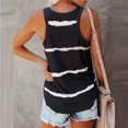 thumbnail image 5 of LSLJS Débardeurs à Col Rond pour Femmes Mode Femmes Été Ample Imprimé T-Shirt à Col Rond Manches Courtes Blouse Décontractée, 5 of 5