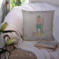 thumbnail image 3 of Carolines Treasures BB5741PW1414 Alphabet P For Pig Fabric Decorative Pillow, 3 of 4