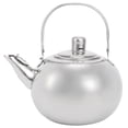 thumbnail image 3 of Teakettle, Teapot Stovetop Teapot Set Stainless Steel Teakettle Tea Kettle, For Home Restaurant Office Kitchen Silver 14cm 1L, 3 of 8