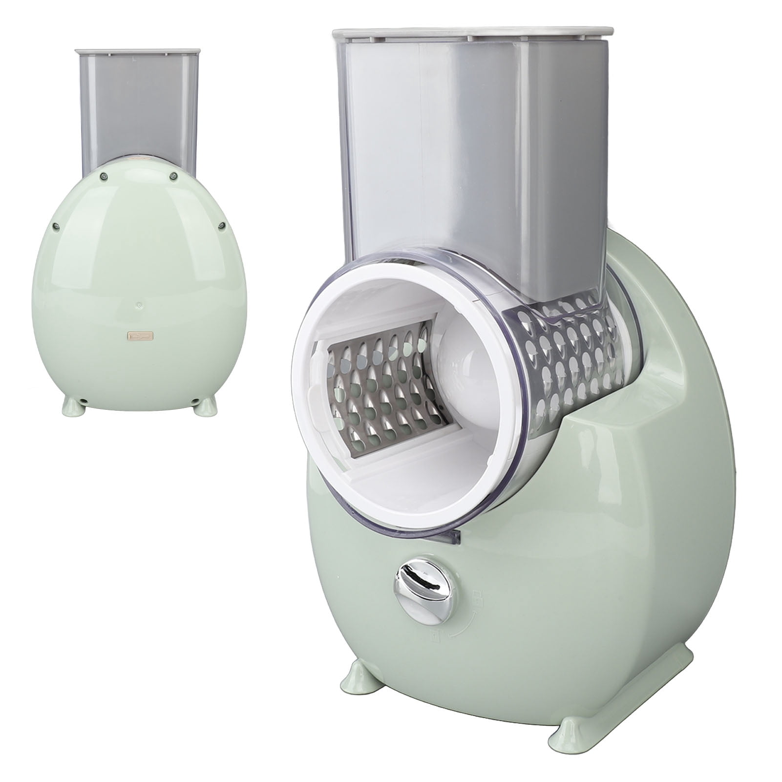 Electric Vegetable Shredder, Portable Rechargeable with 3 Blades Cheese Grater for Chopping and Shredding, Safety Lock for Kitchen Use