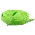thumbnail image 1 of Shoelaces High Bang Polyester Single Layer 8mm Shoe Laces Colorfast Flat ShoelacesFluorescent Green, 1 of 1