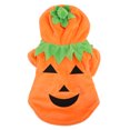 thumbnail image 3 of Pumpkin Dog Clothes, Dogs Winter Clothing Eye Catching Colors Fleece Comfortable  For Medium Large Dogs For Teddy Orange XL, 3 of 8
