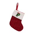 thumbnail image 1 of Décorations de Noël-Mini Bas avec Initiales Bas de Noël avec 26 Lettres Décorations de Noël Bas de Noël Rouges en Tricot Lettres Brodées, 1 of 4