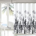 thumbnail image 1 of TIMIFIS Rideau de Douche en Tissu Rideau de Douche Salle de Bain Rideau de Douche Polyester Rideaux de Cabine avec 12 Crochets pour Douches de Salle de Bain, Doublure de Rideau de Douche pour Baignoires, 1 of 6