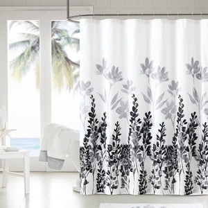 Chmadoxn Stockage des salles de bains & Organisation, Tissu Douche Rideau Salle de bain Douche Rideau Polyester Étagère Rideaux Avec 12 Crochets pour douches de salle de bains, Baignoires Rideaux de douche