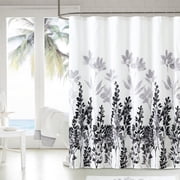 Dvkptbk Fabric Shower Curtain Bathroom Shower Curtain Polyester Stall Curtains with 12 Hooks for Bathroom Showers, Bathtubs
