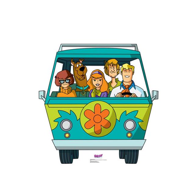 Advanced Graphics 2498 45 x 45 in. Mystery Machine - Scooby-Doo Mystery Incorporated Cardboard Standup