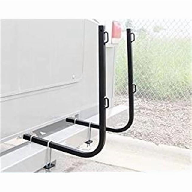 Camco Transporteur Portatif de Réservoir de Retenue de Déchets 39010 Rhino Bacs; à Utiliser pour Ranger le Bac Portable de Retenue de Déchets; s'Installe sur un Pare-Chocs Carré de 4 Ou 4-1/2 Pouces pour VR; Contient 1 Réservoir de Bac Rhino