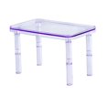 thumbnail image 3 of Milaget Hamster Platform with Pillars Pet Cage Playground Small Animals Platform Violet, 3 of 9