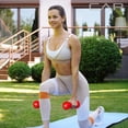 thumbnail image 4 of CAP, 3lb Neoprene Dumbbell, Orange, Single, 4 of 4