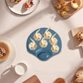 thumbnail image 4 of EGNMCR Kitchen Gadgets Shells Shape Plates Impregnable Dinner Plates Dishwasher Microwave Safe Plastic Plates Reusable Lightweight Plates For Kitchen Or Camping 7.1x7.5 Inches Dinner plate, 4 of 6