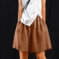 thumbnail image 2 of Plebaso Casual Shorts Womens High Waisted Wide Leg Shorts Loose Solid Color Summer Shorts with Pockets, 2 of 6