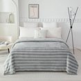 thumbnail image 1 of Mainstays Cationic Plush Blanket Gray T, 1 of 8