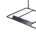 thumbnail image 4 of Milaget Countertop Jewelry Organizer Stand Standing Modern Iron Rack Holder Hanging 3 Rows Black, 4 of 4