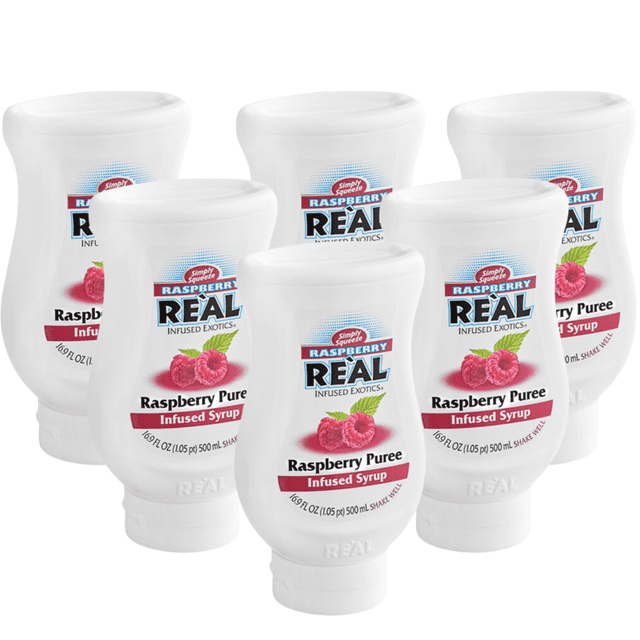 Real Sirop Infusé à la Purée de Framboise 16,9 fl oz