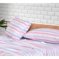 thumbnail image 4 of Ruvanti 100% Cotton Sheets - Crispy Cooling Percale Sheets For King Size Bed, Breathable & Durable King Sheet Set, 16 Inches Deep Pocket Bed Sheets, Times, 4 Pieces, 4 of 5