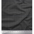 thumbnail image 1 of Soimoi Black Rayon Fabric Geometric Check Print Sewing Fabric Yard 56 Inch Wide, 1 of 3