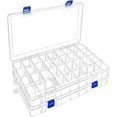thumbnail image 1 of Bead Organizer Box Plastic Organizer Box with Dividers Beads Organizers and Storage Tackle Box Small Parts Organizer Bead Storage ( grid ), 1 of 6