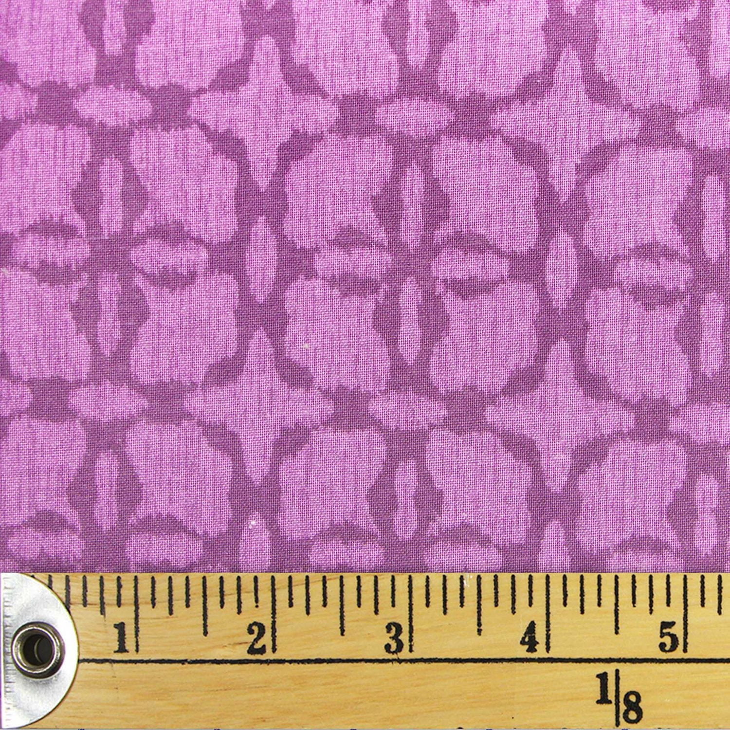 FABRIC CREATIONS Fat Quarter 45 × 53 cm (18 × 21 in) Purple with Pink Tie Dye Floral