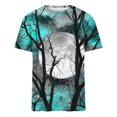 thumbnail image 4 of Styesk T-Shirts pour Homme Décontractés Mode Col Rond Chandail Imprimé T-Shirt Manches Courtes Hauts, 4 of 5