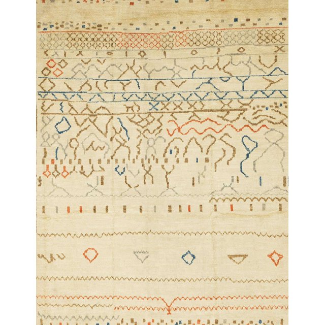 Ahgly Company Tapis d'Intérieur Rectangulaire Abstrait Kaki et Or, Tapis de Zone Abstrait, 6 Pieds x 9 Pieds