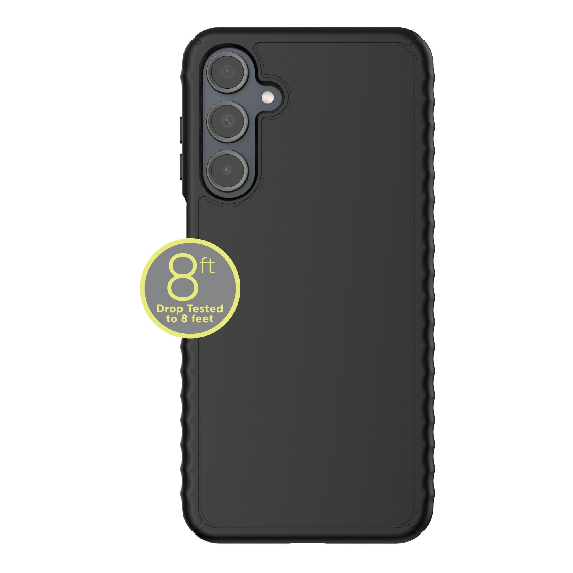 onn. Samsung Galaxy A16 5G Protective Gel Case with Corner Protection, Black