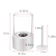 thumbnail image 3 of SuoKom Tabletop Fire Bowl Pot Indoor Outdoor Portable Tabletop Fireplace Clean Burning Bio Ethanol Fire, 3 of 7