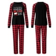 thumbnail image 1 of LSLJS Pyjamas de Noël Assortis pour la Famille, Tenue Parent-Enfant Ensembles de Noël Patchwork à Carreaux Imprimés Vêtements d'Intérieur Col Rond Manches Longues Pyjamas Ensemble Deux Pièces pour Maman pour les Fêtes Ensemble de Vêtements de Nuit de Noël, 1 of 4