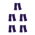 thumbnail image 3 of Shengyu 2pack/lot 90s leg warmer Warmth All Keep Fashinable 2pieces Colorful And For All Trendy Occasions Texture Match Deep Purple 1 5Set, 3 of 6