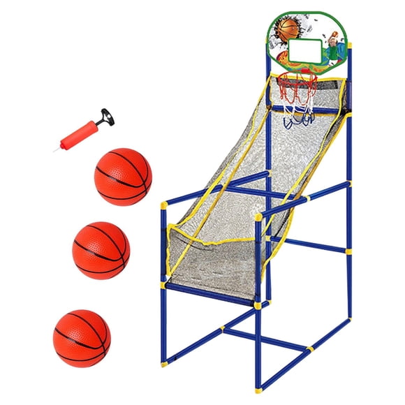 Yingyy Arcade Basketball Game Set Adjustable Heights coordination,making it an for Age 3 4 5 6 7 8 Years Yard Machine and 3 Balls