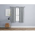 thumbnail image 1 of Eclipse Zana Trellis 63" Blackout Rod Pocket Window Panel, 1 of 3