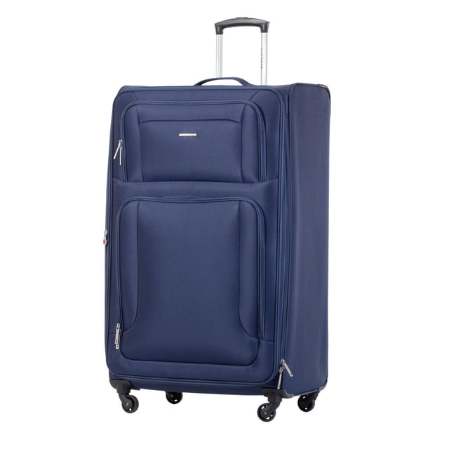 Jetstream Valise Enregistrée Souple Très Grand Format Extensible, Valise de Voyage Légère à Roulettes avec Roues Pivotantes