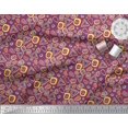 thumbnail image 3 of Soimoi Cotton Duck Fabric Geometric Small Print Fabric by The Yard 56 Inch Wide, 3 of 3