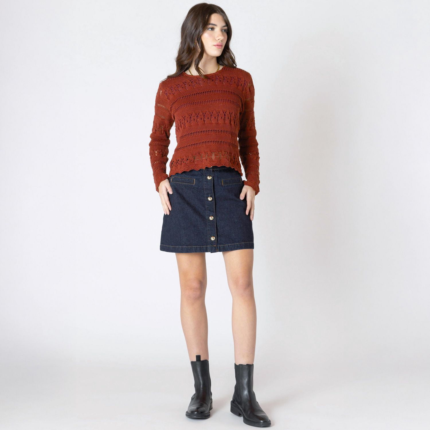 Devoted, Crochet Top, Sizes XS-XL