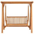 thumbnail image 4 of vidaXL Swing Bench 66.9" Solid Teak Wood, 4 of 6