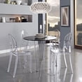 thumbnail image 2 of Plata Import - Ghost Armless Chair in Clear Color for Adults, 2 of 3