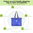 thumbnail image 5 of Reusable Grocery Bag Foldable, Washable Grocery Tote Strap, Large Capacity Drawstring Shopping Bag, Heavy Duty Shopping Tote, Wallet Bag For Pocket, 5 of 5