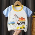 thumbnail image 4 of Birdeem T-Shirt à Col Rond Imprimé à Manches Courtes pour Garçons et Filles d'Été pour Enfants, 4 of 12