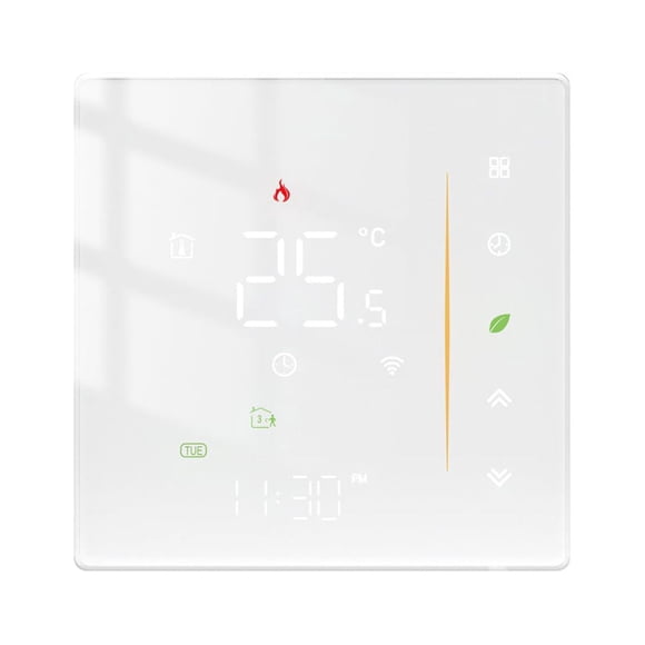 Tuya ZigBee Digital Display Smart Temperature Controller Multi-Function Water/Electric Floor Heating Water/Gas Boiler Thermostat Compatible with Alexa and Google Assistant