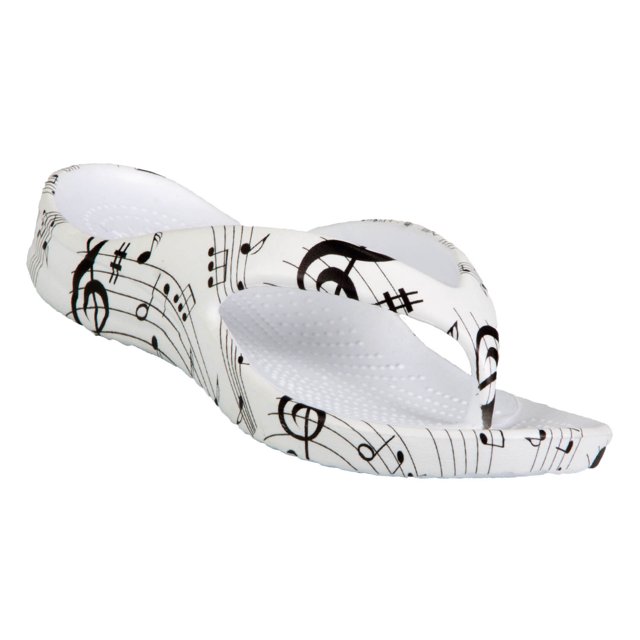 Kids' Dawgs Flip Flops Musical Notes Size 1