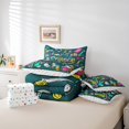 thumbnail image 4 of Laboratory Queen Comforter Set With Sheets,Chemistry Lab Bed In A Bag 7 Piece For Kids Adults Test Tube Microscope Graffiti Bedding Set Hippie Doodle Science Theme Bed Set, 4 of 5