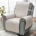 thumbnail image 4 of Sofa Cover for Recliner and Sofa – Knit Pure Color Protective Slipcover with Full Coverage Pet Friendly All-Season Pad Functional Lounger Cover for Home and Living Rooms, 4 of 7